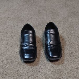 Sonoma Boys Black Dress Shoes Size 5